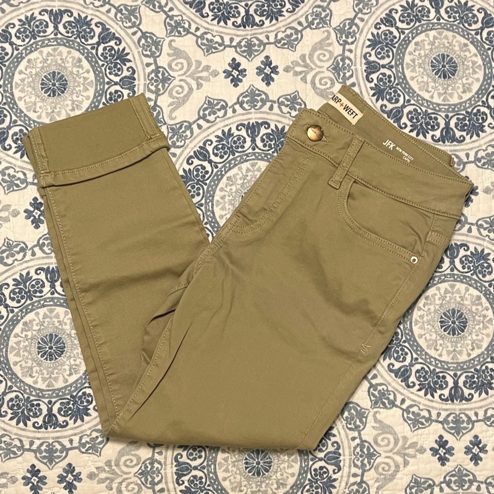 NWOT Cuffed Capri Skinny Jean